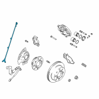 OEM 2004 Dodge Ram 3500 Sensor-Wheel Speed Diagram - 5093834AB
