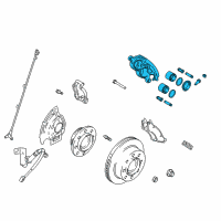 OEM 2004 Dodge Ram 2500 CALIPER-Disc Brake Diagram - 5093269AA