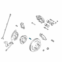 OEM 2007 Dodge Ram 1500 Stud Hub Diagram - 5096144AA