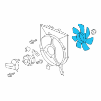 OEM 2006 Honda Odyssey Fan, Cooling Diagram - 38611-RGL-A01