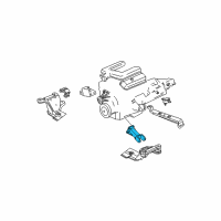 OEM 1996 Chevrolet Camaro Bracket Asm-Engine Mount Diagram - 10274964