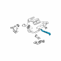 OEM 1996 Chevrolet Camaro Support-Trans Diagram - 10198328