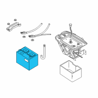 OEM 1992 Jeep Cherokee Battery-Storage Diagram - 1AMF5811AA