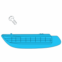 OEM 2020 Toyota Avalon Reflector Diagram - 81920-53040