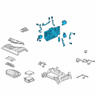 OEM 2011 Honda CR-Z Board Assembly, Junction Diagram - 1E100-RBJ-013