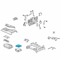 OEM Honda Insight Control Unit Diagram - 1K000-RBJ-A07
