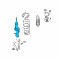 OEM 2015 Infiniti QX70 ABSORBER Kit - Shock, Front Diagram - E61AM-1CB1C