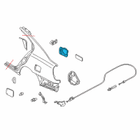 OEM 2003 Nissan Altima Base-Filler Lid Diagram - 78120-8J030