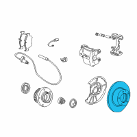 OEM 1996 BMW Z3 Brake Disc Diagram - 34-11-6-757-751