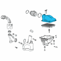 OEM Acura TLX Cover Complete, Air Conditioner Diagram - 17210-5J2-A00