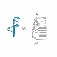 OEM 2005 Lexus LX470 Cord Diagram - 81555-60780
