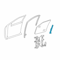 OEM Mercury Rear Channel Diagram - 5L2Z-78222A01-AA