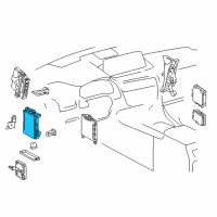 OEM 2019 Lexus RX350 Block Assembly, Instrument Diagram - 82730-0E860