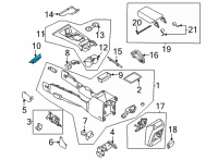 OEM 2022 Ford Bronco PANEL - CONSOLE Diagram - M2DZ-9804567-AA