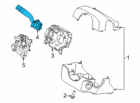 OEM 2022 Ford F-150 SWITCH ASY - DIRECTION INDICAT Diagram - ML3Z-13K359-CA