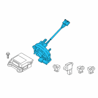 OEM 2021 Kia Stinger Clock Spring Contact Assembly Diagram - 93490G2320