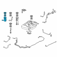 OEM Honda Module Set, Fuel Pump Diagram - 17045-TK8-A01