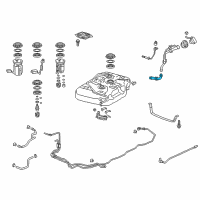 OEM 2012 Honda Odyssey Tube, Filler Neck Diagram - 17651-TK8-A01