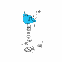 OEM 2018 Chevrolet Equinox Fuel Tank Diagram - 84245999