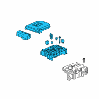 OEM 2020 Chevrolet Equinox Fuse & Relay Box Diagram - 84809671