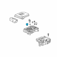 OEM 2017 Chevrolet Corvette Relay Asm, Multiuse <See Guide/Contact Bfo> Diagram - 13306940