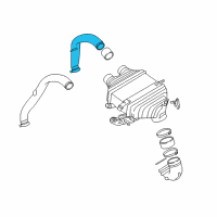 OEM 2019 BMW M4 Charge Air Line, Cylinders 4 - 6 Diagram - 11-61-7-846-246
