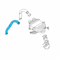OEM 2019 BMW M4 Charge Air Line, Cylinders 1 - 3 Diagram - 11-61-7-846-245