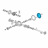 OEM 2020 Chevrolet Silverado 1500 Axle Cover Diagram - 84446288