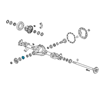 OEM 2020 Chevrolet Silverado 1500 Pinion Seal Diagram - 84446294