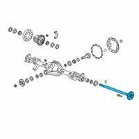 OEM 2019 Chevrolet Silverado 1500 LD Axle Shafts Diagram - 84687710