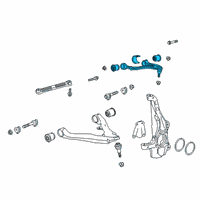 OEM 2020 GMC Sierra 1500 Upper Control Arm Diagram - 84437972