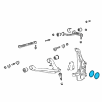 OEM 2021 Chevrolet Tahoe Knuckle O-Ring Diagram - 23390381