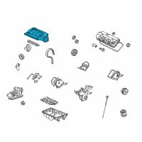 OEM 2010 Honda Ridgeline Manifold, Intake Diagram - 17160-RN0-A00