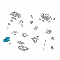 OEM 2005 Honda Accord Pump Assembly, Oil (Aisin) Diagram - 15100-RGL-A01