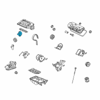 OEM Honda Accord Adjuster, Timing Belt Diagram - 14510-RCA-A01