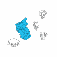 OEM 2016 Hyundai Genesis Clock Spring Contact Assembly Diagram - 93490-B1000