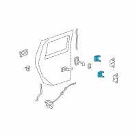 OEM 2007 Hummer H2 Hinge Assembly Diagram - 15905607