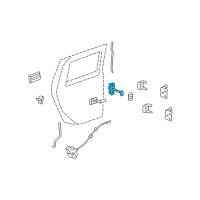 OEM 2006 Hummer H2 Door Check Diagram - 15828957