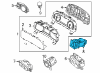 OEM 2020 Kia Cadenza Switch Assy-Hazard Diagram - 93790F6AA0