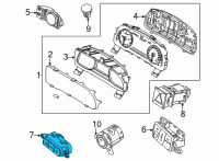 OEM 2020 Kia Cadenza Switch Assembly-Trunk Li Diagram - 93750F6AA0
