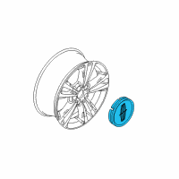 OEM Lincoln Center Cap Diagram - AA1Z-1130-A