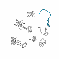 OEM 2009 Hyundai Veracruz Cable Assembly-ABS.EXT, RH Diagram - 91920-3J300