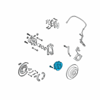 OEM 2011 Kia Sorento HUB ASSY Diagram - 517503J000DS