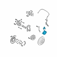OEM 2013 Kia Sorento Sensor Assembly-Abs Rear Wheel Diagram - 956803J000