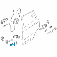 OEM 2015 BMW X1 Hinge, Rear Door, Lower, Right Diagram - 41-00-2-993-114