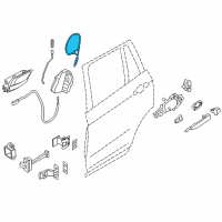 OEM 2009 BMW M3 Bowden Cable Diagram - 51-22-7-060-299