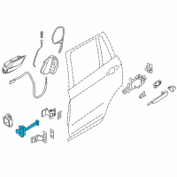 OEM 2014 BMW X1 Rear Door Brake Diagram - 51-22-2-990-642