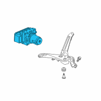 OEM 2012 Acura TL Modulator Assembly, Vsa (Rewritable) Diagram - 57111-TK4-A21