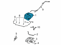 OEM 2020 Ram 1500 TANK-DIESEL EXHAUST FLUID Diagram - 52029974AB