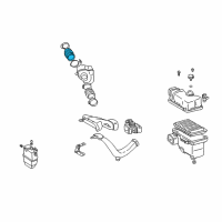 OEM Lexus ES330 Hose, Air Cleaner, NO.2 Diagram - 17882-20161